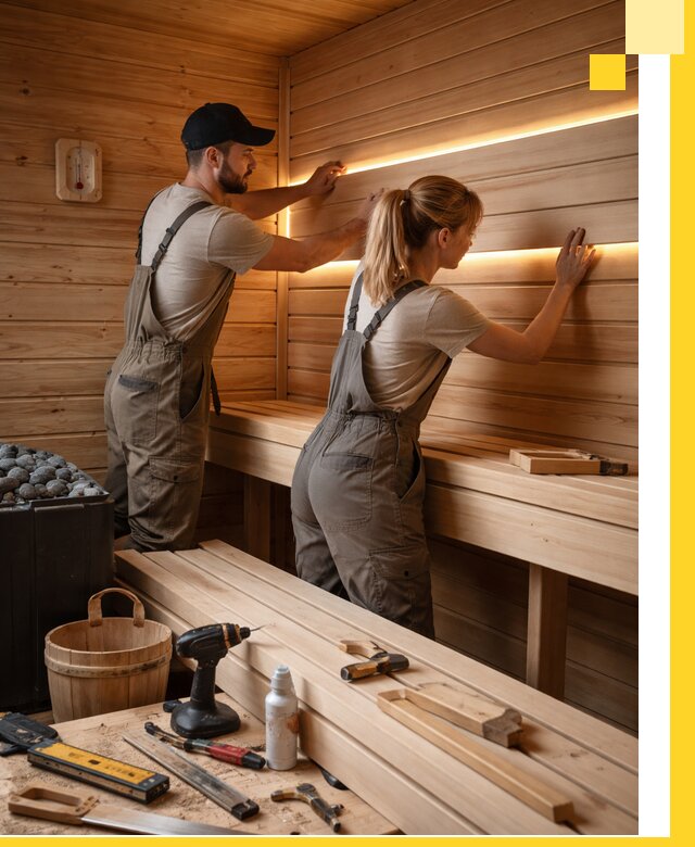 Дизайн саун и бань под ключ с индивидуальным проектом в Дивногорске