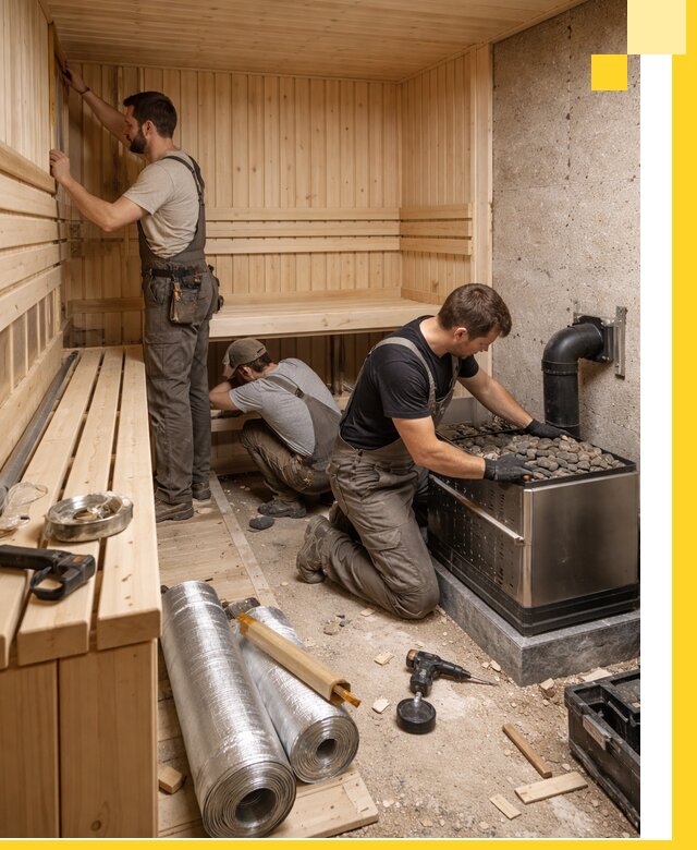 Индивидуальные сауны на заказ в Дивногорске под ключ, проект и монтаж