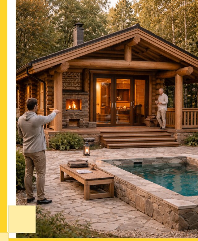 Проекты бань и хамам в Дивногорске от 25275 р. | ЭриданДвн