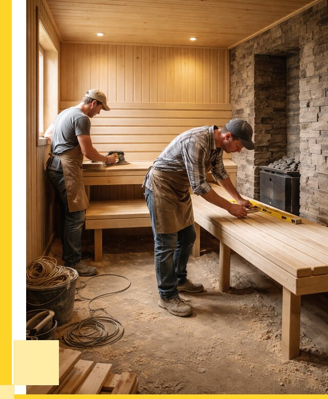 Отделка бани в Дивногорске: внутренняя отделка от 3033 р. | ЭриданДвн