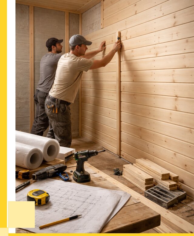 Обшивка бани вагонкой в Дивногорске от 1213 р., ЭриданДвн