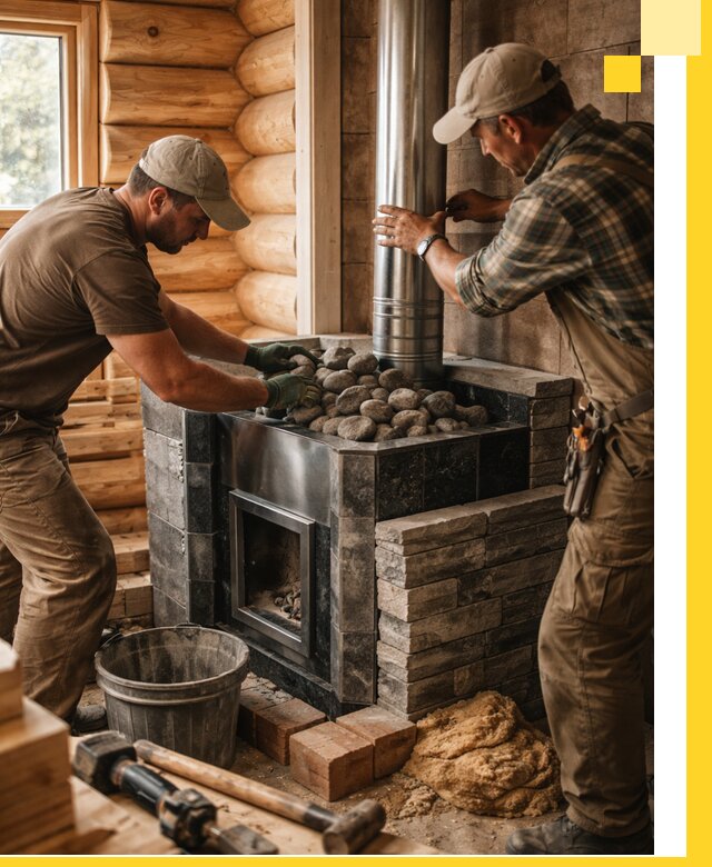 Строительство и отделка русских бань под ключ в Дивногорске