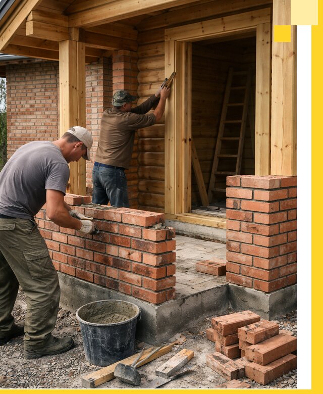 Строительство кирпичных бань под ключ в Дивногорске с гарантией качества