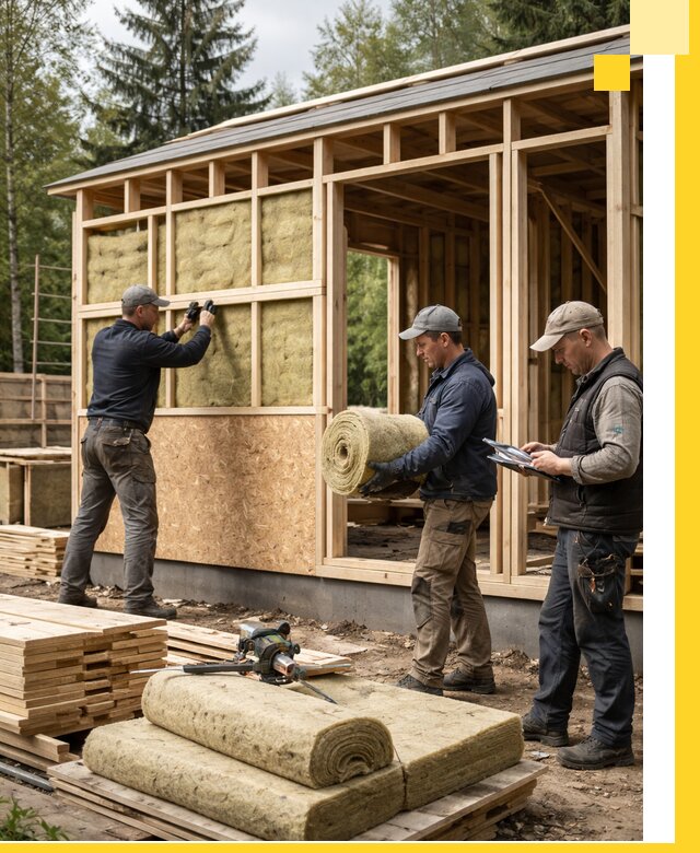 Проектирование и строительство каркасных бань в Дивногорске под ключ