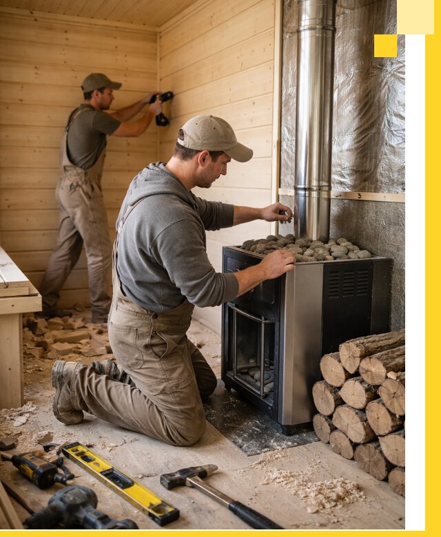 Строительство деревянных бань под ключ в Дивногорске проекты и монтаж