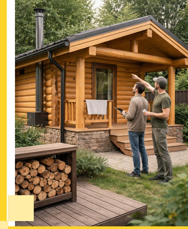 Бани для дачи под ключ в Дивногорске от 252750 р. | ЭриданДвн