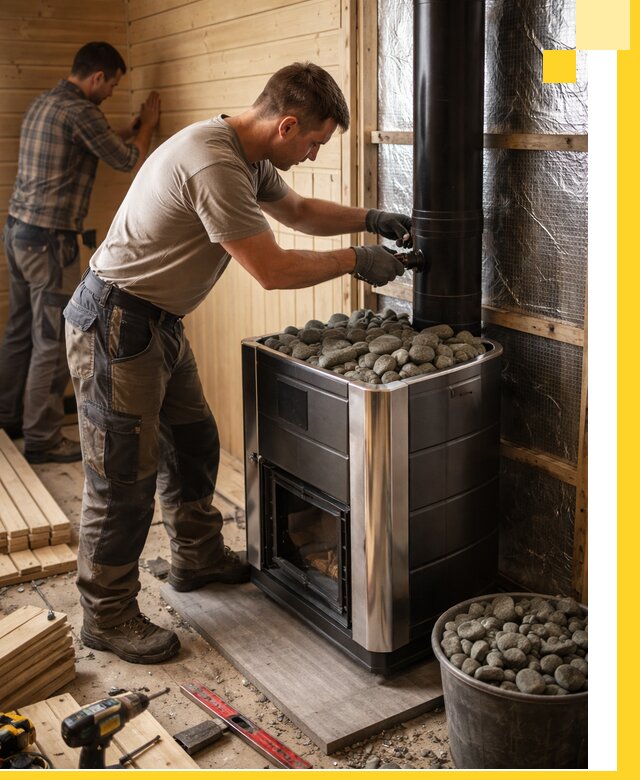 Проектирование и строительство парилок для бани в Дивногорске под ключ