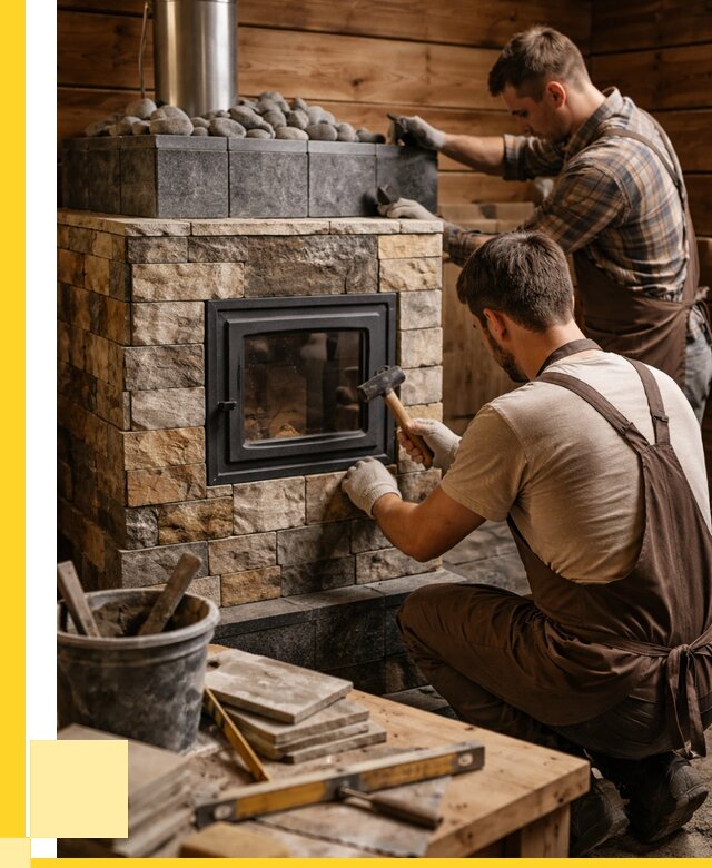 Облицовка банной печи в Дивногорске от 15165 р. | ЭриданДвн