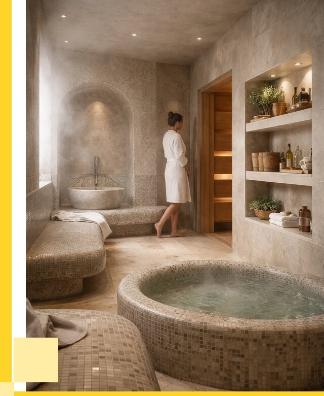 Строительство бани с хамамом в Дивногорске от 758250 р. | ЭриданДвн