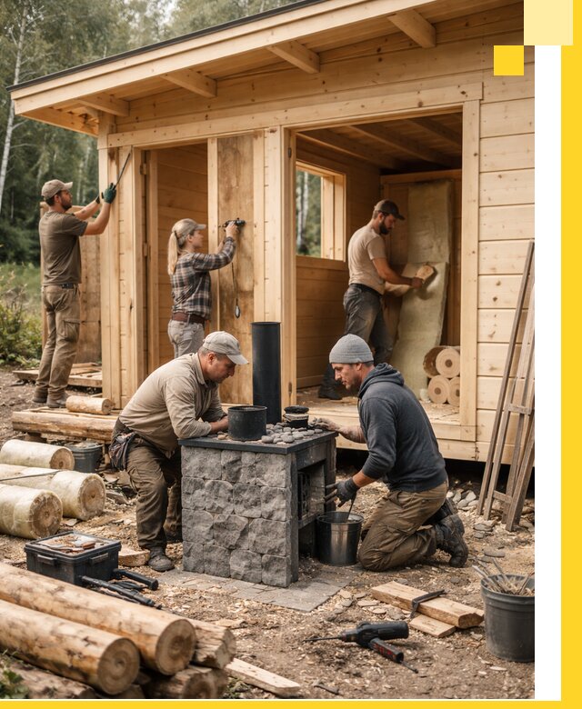 Купить баню под ключ в Дивногорске строительство монтаж отделка