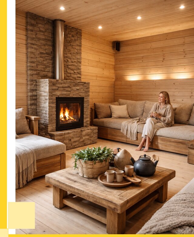 Проект бани с комнатой отдыха в Дивногорске от 35385 р. | ЭриданДвн