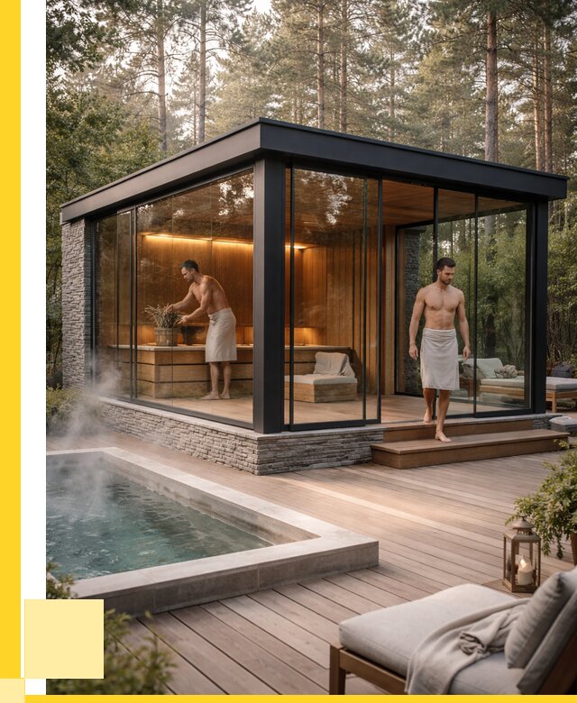 Стеклянные бани и двери в Дивногорске от 454950 р. | ЭриданДвн