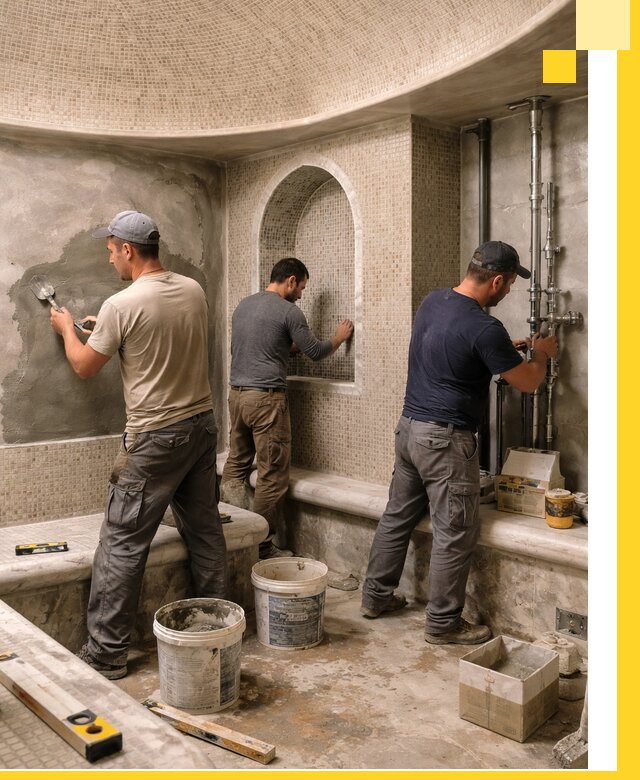 Профессиональный монтаж хамамов под ключ в Дивногорске с гарантией