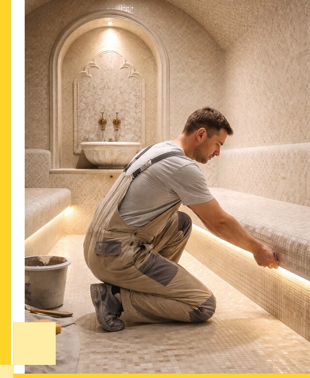 Отделка хамамов под ключ в Дивногорске от 5561 р. | ЭриданДвн