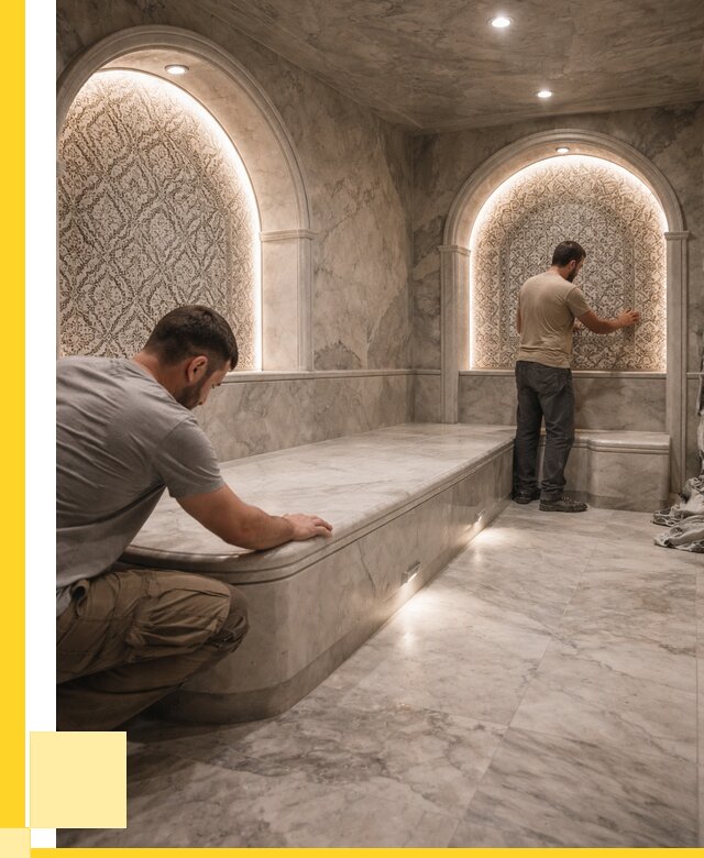 Турецкие бани под ключ в Дивногорске от 252750 р. | ЭриданДвн