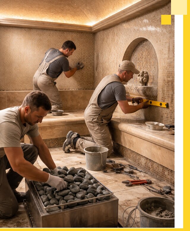 Проектирование и строительство хамама и сауны в Дивногорске