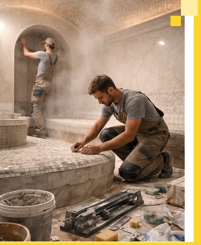 Профессиональный дизайн хамама и SPA под ключ в Дивногорске