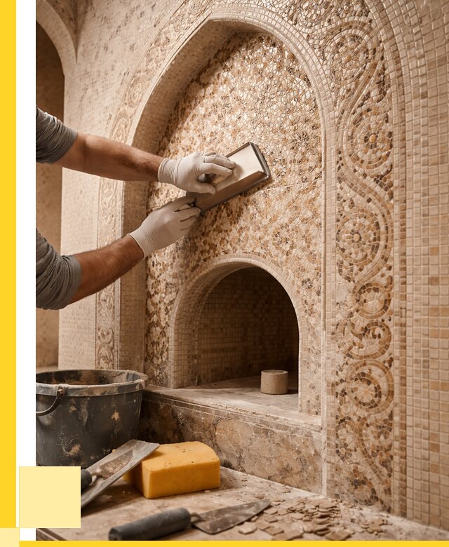 Мозаика для хамама в Дивногорске под ключ от 5055 р. | ЭриданДвн