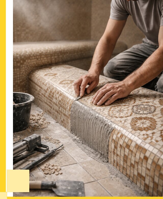 Плитка для хамама под ключ в Дивногорске от 3539 р. | ЭриданДвн