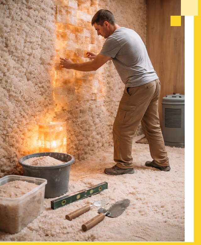 Проектирование и монтаж соляных комнат в Дивногорске под ключ